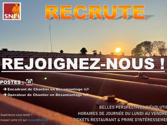 SNEI SNEI recrute AMIANTE